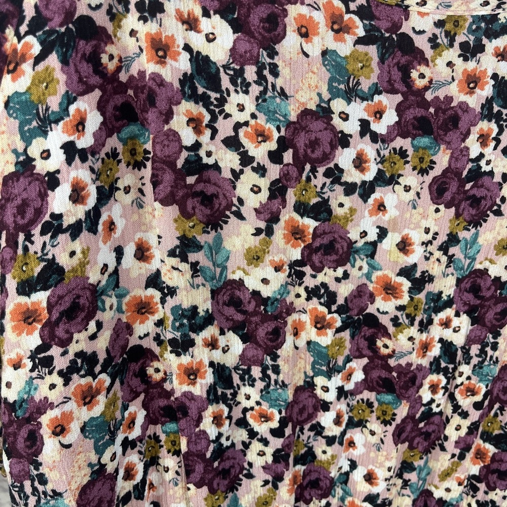 Torrid Whimsigoth Romantic Floral Coquette Cold Shoulder Sun Dress Size 3 - Picture 5 of 11